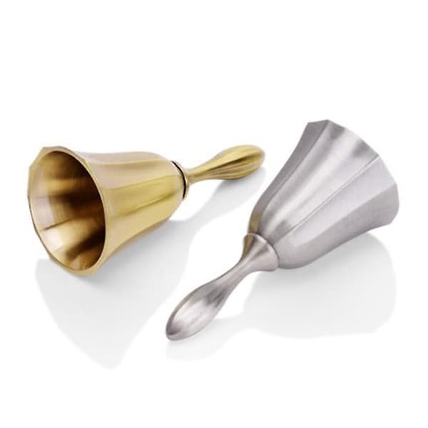 Bordsringklocka, Liten Handklocka För Service, Skola, Restaurang Silver