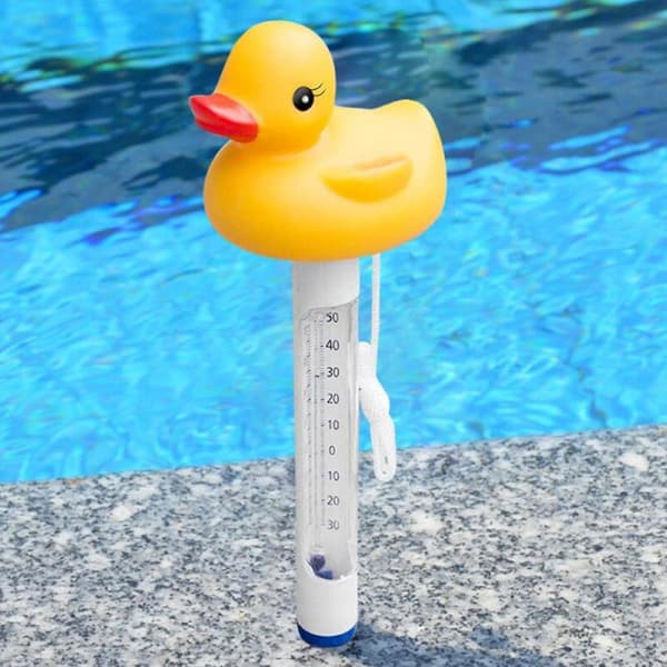 Pool Termometer Flydende Termometer Tegneseriestil Vandtermometer Til Swimmingpools, Spaer Duck