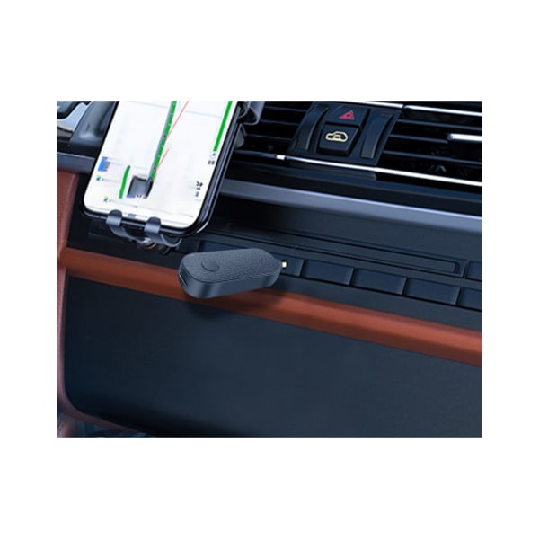 En svart Bluetooth 5.1 Sändare Mottagare, 3 i 1 Bil Bluetooth Aux Adapter, Aux Bluetooth Sändare, Aux Bluetooth Mottagare för Handsfree