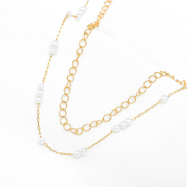 Pärl Belly Kroppskedjor Guld Midjekedja Strand Bikini Mode Kroppssmycken Accessoarer för Kvinnor och Flickor