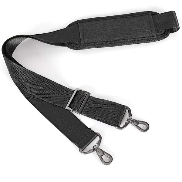 56 tommers skulderstropp, justerbar tykk myk universell erstatning sklisikker polstret med metallsvivelkroker for laptop skulderveske/laptop messenger