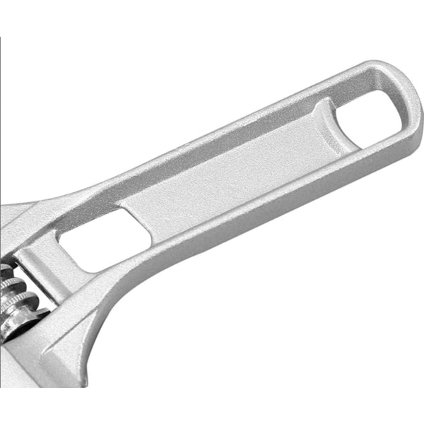 Justerbar skiftnyckel Stor öppningsnyckel för badrumsnyckel Bred käft 16-68 mm Nyckelnyckel i aluminiumlegering Skaft Rörmokare