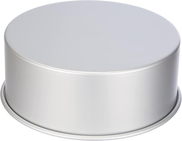 Fyra Mousse Chiffon Cake Pan Professionell Rund Aluminium Cake Pan, Metall, Silver, 25 x 8,1 cm