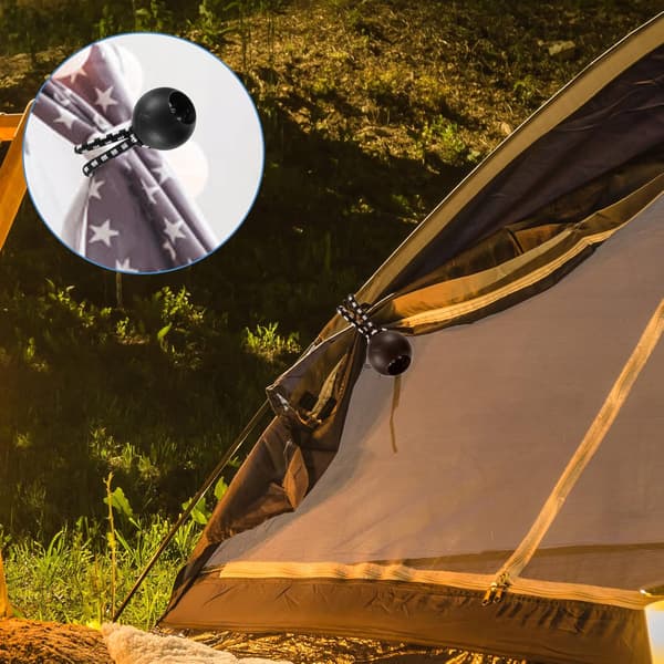 30 elastiske snore med kugler, vandtætte elastiske kugler, multifunktionelle elastiske bindestropper til udendørs vandreture og campingtilbehør