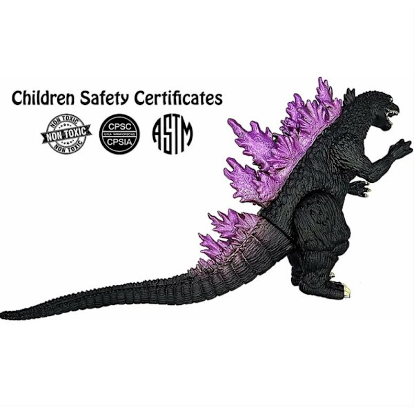 Godzilla-lelufiguuri: Hirviöiden kuningas, vuoden 2020 elokuvasarja, liikkuvat nivelet, pehmeää vinyyliä, kantolaukku