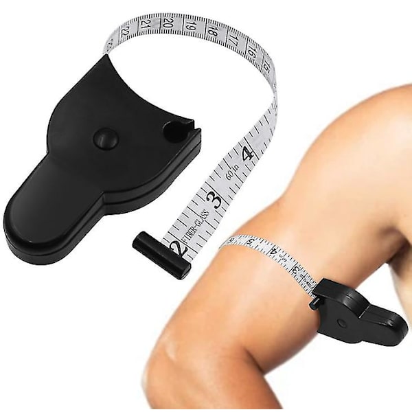 Mätband för kroppsmätning, perfekt midjemåttband Black