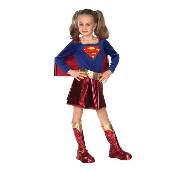 Flicka Superman show kostym Cape Lämplig för barn 110 - 120cm
