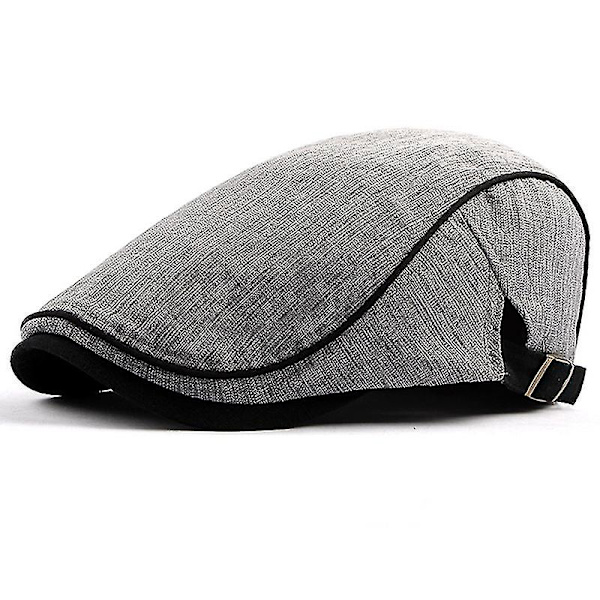 Herr Duckbill Newsboy Gatsby Cap Cabbie Beret Flat Ivy Hats Light Grey