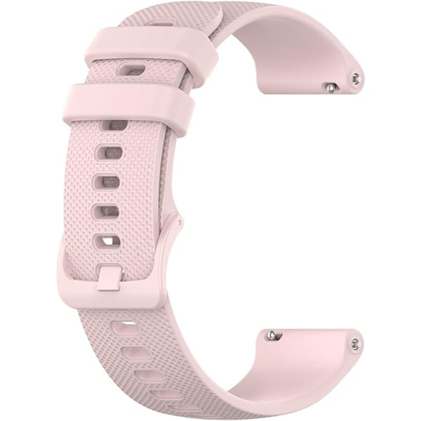 Rosa silikonarmband, 22 mm, snabbfrigörande flexibelt silikongummi för kvinnor 18 mm 20 mm 22 mm