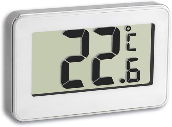 Digitalt termometer Hvid