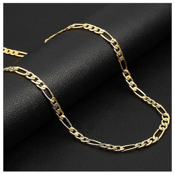 Herre Halskæde Mode Herre Kæde Halskæde Herre Kæder 18k Guld Smykker 61cm