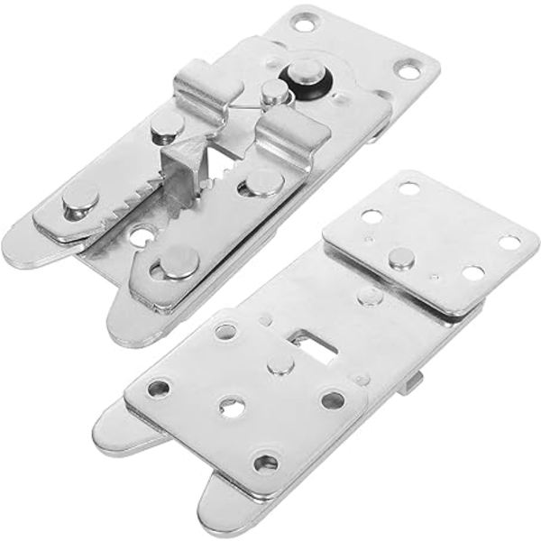 8 stk. sektionssofaforbindere, galvaniseret jern sofasektionsforbindere, møbelforbindere sofaklips (14 cm × 5,6 cm)