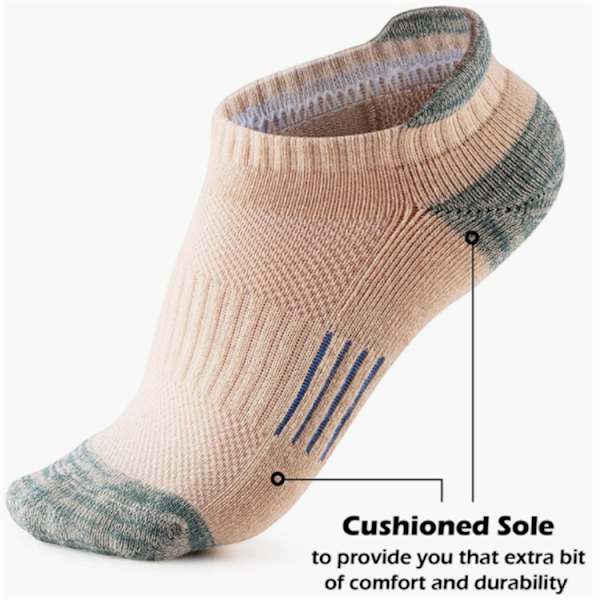 Damstrumpor 6 par Damstrumpor Låga Sportsockor i Bomull Unisex