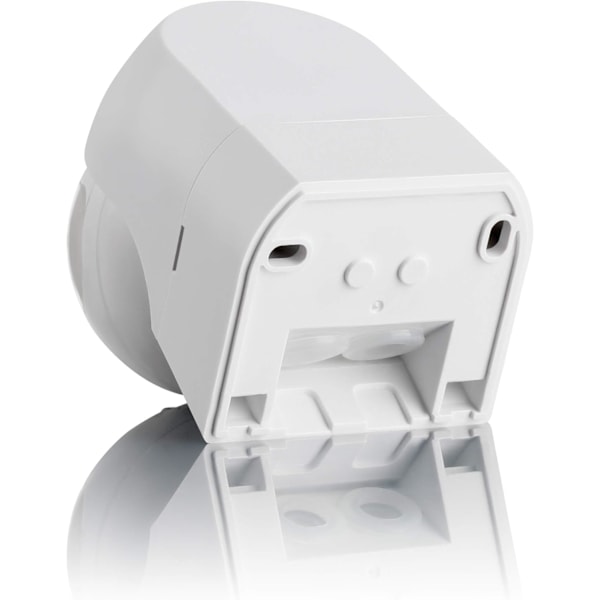Sensor Udendørs IP44, Vægmonteret, Infrarød Bevægelsessensor, LED egnet, Rækkevidde maks. 12m/180°, drejelig, maks. 800/400W, hvid