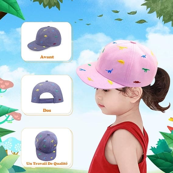 Baby Baseball Cap Barn Cap Barn Cap Klassisk Cap Baby Flickor Sport Mössa Justerbar Bomull Solhatt