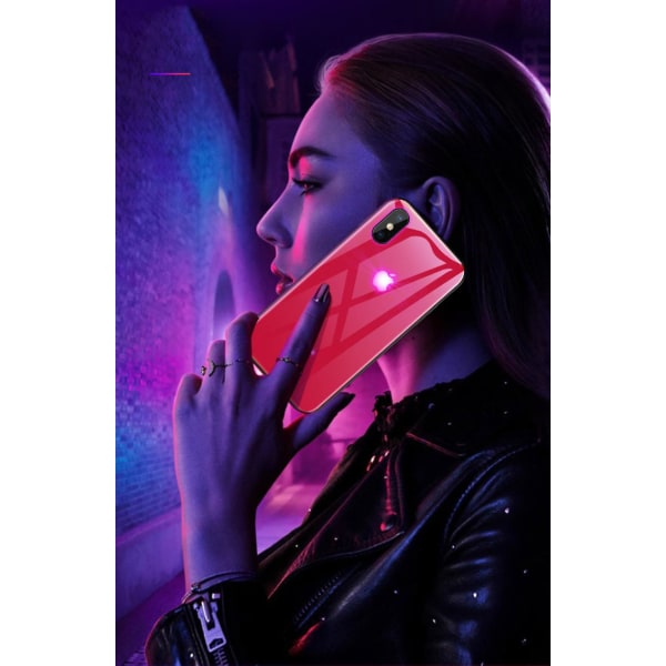 Call Flash Enkelt phone case för Iphone, gradient iPhone XR