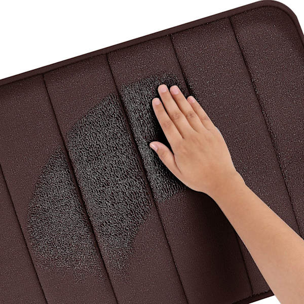 Bade Måtter Skridsikker Brusemåtte Absorberende Lille Tæppe Dørmåtte Indendørs Køkken Tæpper Black 40*60cm