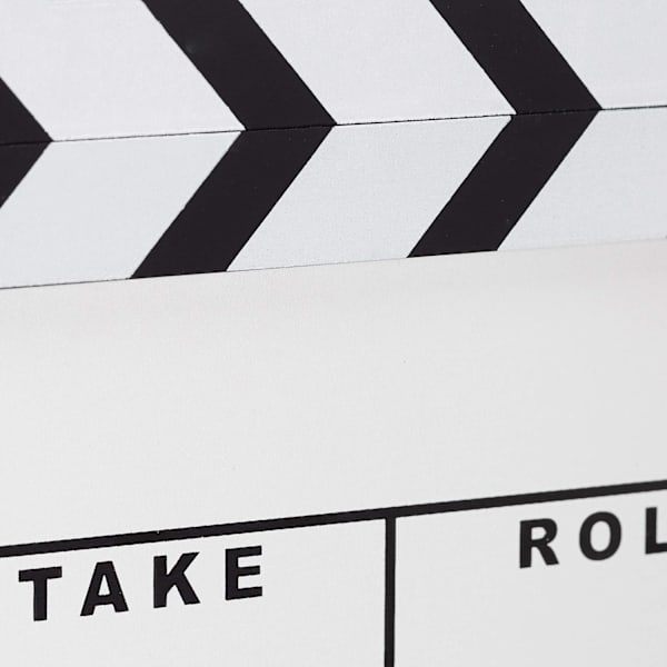 Relaxdays, Valkoinen Elokuva Klapperilauta Hollywood Elokuva Klapperilauta Kohtaus Koristeellinen Kirjoitus
