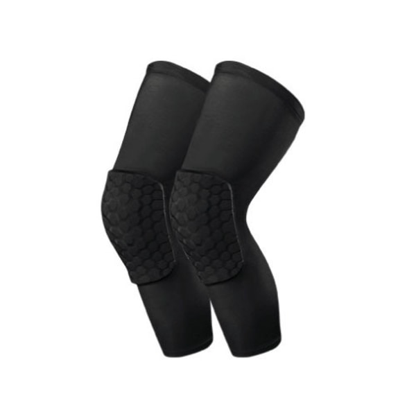 L-Knäskydd, 2PCS Unisex Knäskydd Förlängd Honeycomb Anti-Collision Knäskydd för Basket