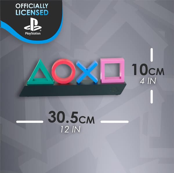 Playstation Lys Ikoner i 3 Moduser - Reagerer på Musikk, Lys for Spillrom