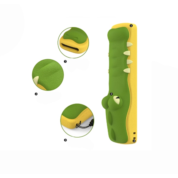Skyddande fodral för Hisense CN3A75 TV-fjärrkontroll CN3V75 Anti-fall Cartoon Crocodile Silikonfodral