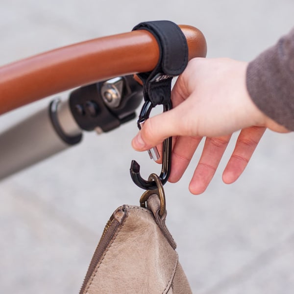 2st MoBearer | Barnvagnskrokar Klämmor Väskkrokar för att hänga skötväskor, Multifunktionskrokar för bil, Barnvagn eller rullstol, Matvaruinköpsväskor Premi
