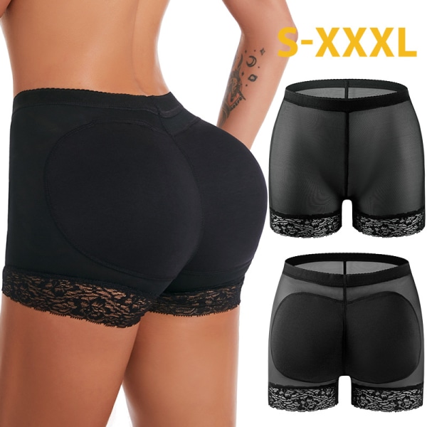 Dame Falske Rumpe Truser Rumpe Løfter Polstret Kontroll Truser Hofteforsterker Undertøy Shapewear Boyshort