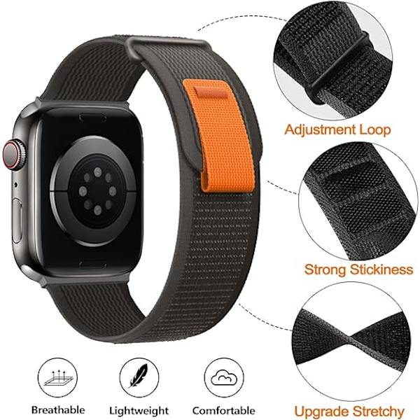 Canvas-urheiluranneke (kolme eri väriä, kellot eivät sisälly), yhteensopiva Apple Watch -rannekkeen 38 mm 40 mm 41 mm kanssa, sopii iWatch SE -sarjoille 8/7/6