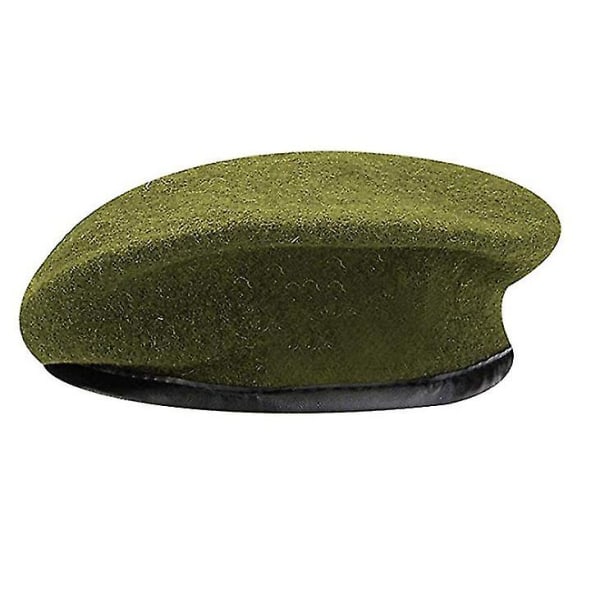 Unisex Militär Arméhatt Herrar Fransk Stil Uniform Casual Stree Beret Cap Green