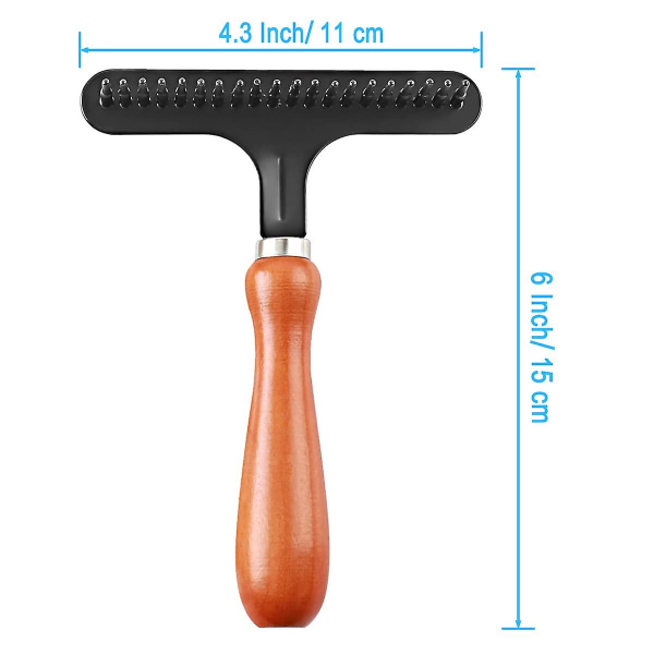 Teppehrake, Teppepleierrake, Gjenopprett Fluffighet og Mykhet til Teppet/gulvteppet, Hårfjerner Egnet for Teppe og Gulvteppe 1PCS