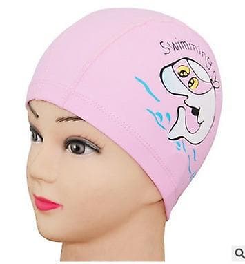 Badehetter for barn Vanntette badehetter for langt og kort hår Pink