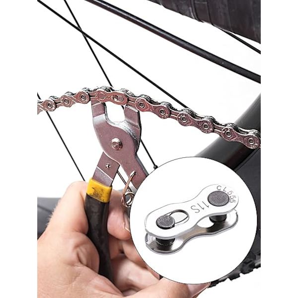 3 Par Cykel Missing Link 11 Speed Kæde Genanvendelig Sølv Stål Cykelkædeled