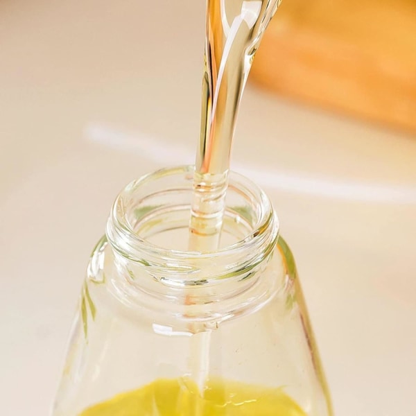 (Vit) Oljedoseringssprutor 180 ml spray olivolja, ätbar olja glasflaska BBQ Bakning Vinäger Sallad Matlagningsverktyg Kryddor Dispenser Kökstillbehör