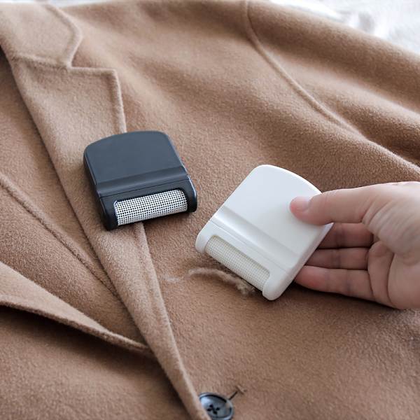 Hvid 2 Travel Bærbar Manuel Epilator, Velegnet til Tøj Epilator (Dobbelt Hoved)