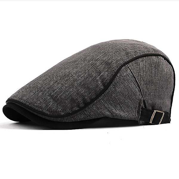 Herr Duckbill Newsboy Gatsby Cap Cabbie Beret Flat Ivy Hattar Deep Grey