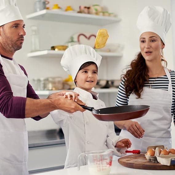 4 st justerbara kökshattar för kvinnor män, unisex kockhattar, professionella polycotton kockhattar, andningsbara kockmössor för konditor restaurang grill