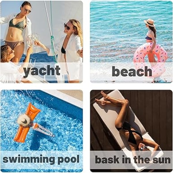 Dame 2-delt Bikini Rygløs Sports Badetøj 2-delt Bikinis Shorty Bikini Høj Talje Printet Bikini Plus Size Bikini