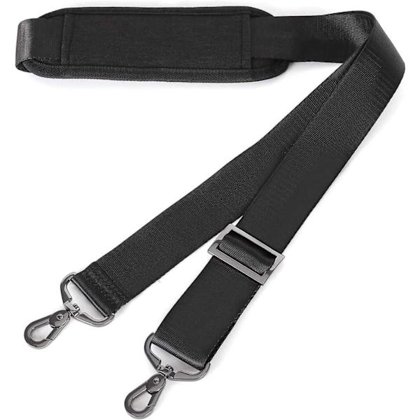 56 tommers skulderstropp, justerbar tykk myk universell erstatning sklisikker polstret med metallsvivelkroker for laptop skulderveske/laptop messenger