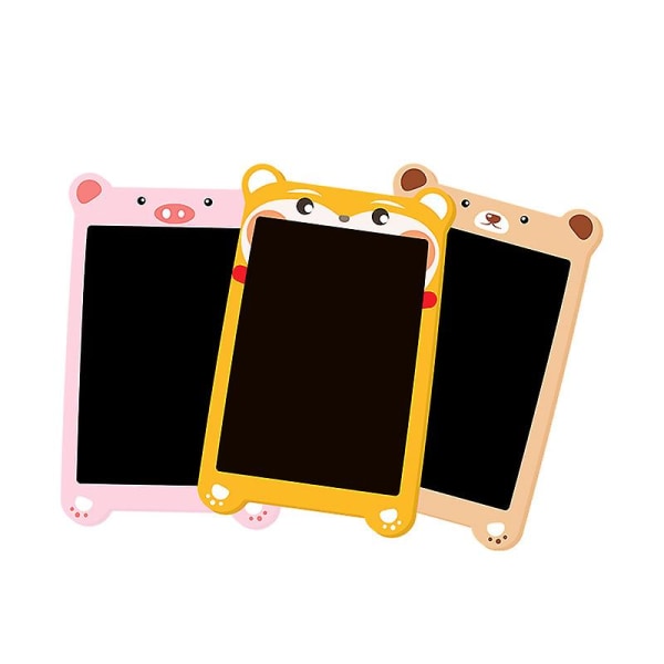 LCD Skrivebrett Tegnebrett 8.5 tommer Fargerikt Tegnebrett Skriveplate Puppy rose red
