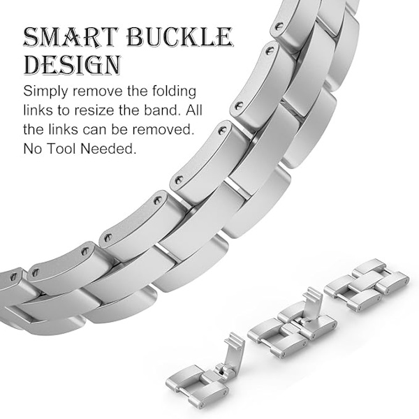 Apple Watch -ranneke, hopea (ilman kelloja), 38 mm, 40 mm, 41 mm, X-muotoinen metallinen strassi-iWatch-ranneke iWatch SE -sarja 8 7 6 5 4 -rannekesarja