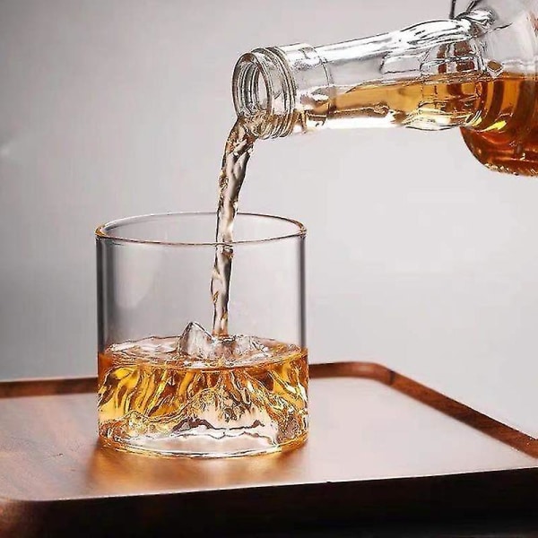Japanese Mountain Whisky Glass 200/300ml Transparent Multipurpose Glass Bar 200ML