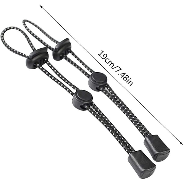 2PCS ryggsäck elastisk rep fixering spänne, vandring camping ryggsäck vandringsstav fixering rep