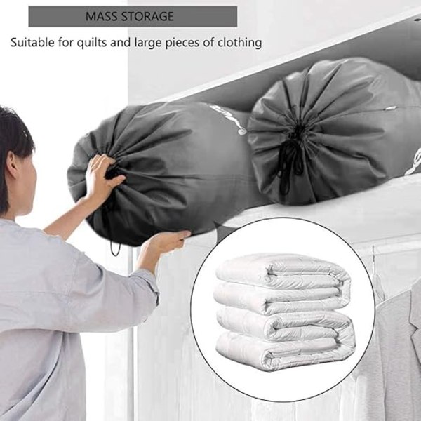 70*90cm, Stor Grå Smilefjes Vaskepose Sammenleggbar Vaskepose Oppbevaringspose med 100g Nylon Tau Lett Bærbar Pose for Skittentøy, Soverom H