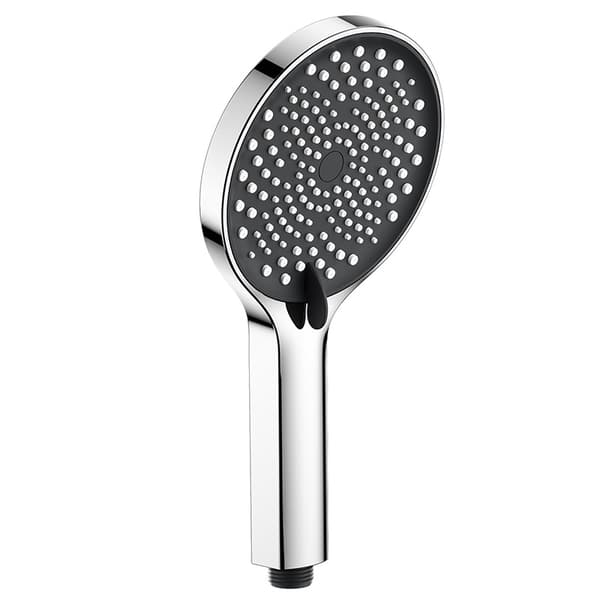 Dusjhode 130mm Diameter 3 Spray Høytrykks Håndholdt Dusjhode Krom Finish