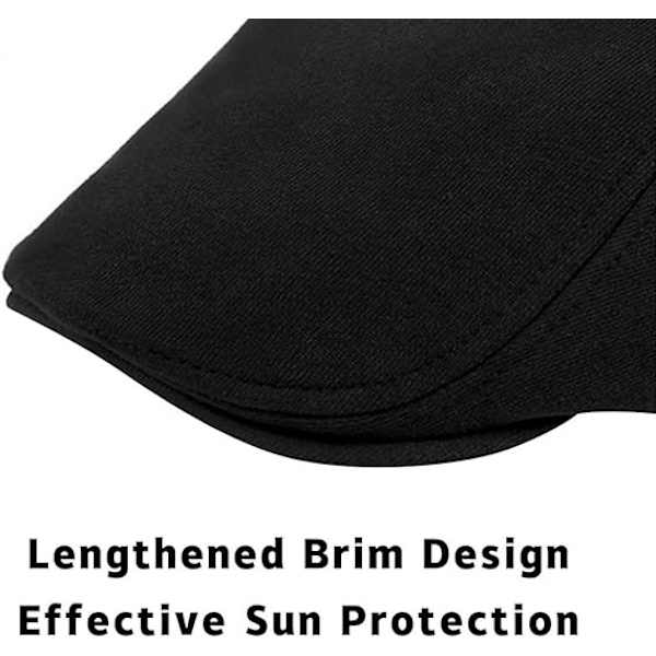 Herrar Beret Cap Justerbar Platt Vintage Lvy Hat