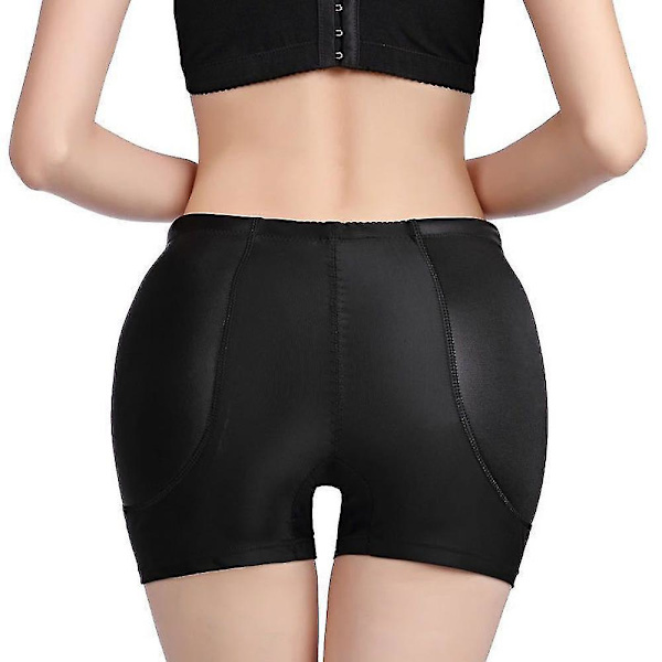 Timglas Höfter, Dam Höftkuddar Förstärkare För Push-up Höft Och Stjärt Trosa Black 4XL