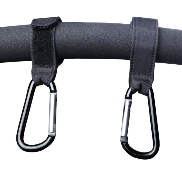 2st MoBearer | Barnvagnskrokar Klämmor Väskkrokar för att hänga skötväskor, Multifunktionskrokar för bil, Barnvagn eller rullstol, Matvaruinköpsväskor Premi