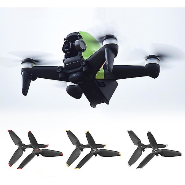 1 par propellerblade reservedele til DJI FPV kombinationsdrone tilbehør Silver