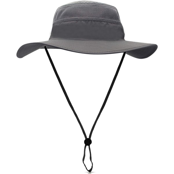 Unisex hopfällbar solhatt UPF 52+ Anti UV semester bergsklättring utomhus vattentät resehatt Safari keps herr dam hinkhatt