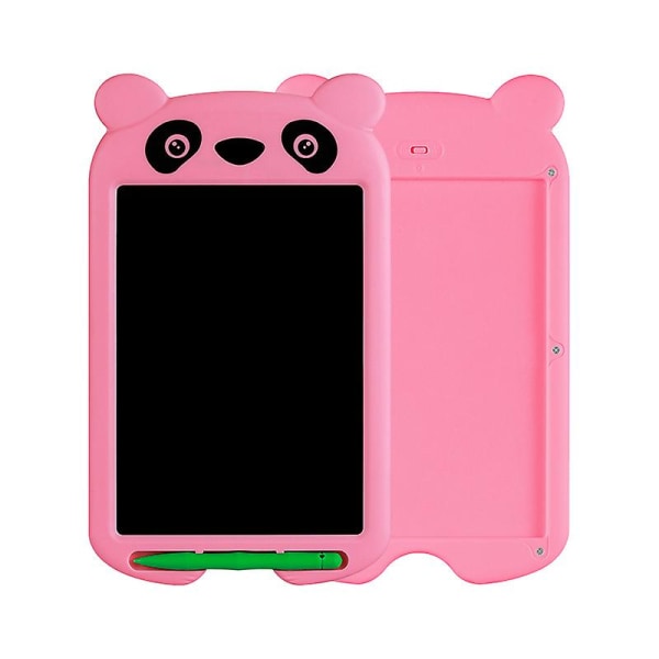 LCD Skrivebrett Tegnebrett 8.5 tommer Fargerikt Tegnebrett Skriveplate Pink panda